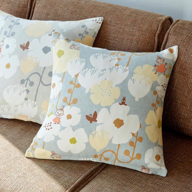 新品未開封♡unico ムーミン　クッションカバー45cm×45 北欧 QUARTER REPORT メール便 送料無料 ムーミン クッションカバー