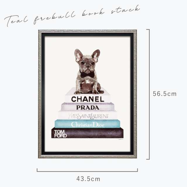 アートパネル ブランド シャネル CHANEL 犬 Mサイズ オマージュアート