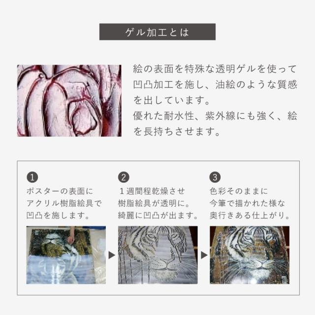 アートパネル 花 19×19cm 小さい アート パネル 壁掛け 額入り フレーム付き インテリア 花の絵 おしゃれ モダン 玄関 レインボー シード ロマンティック1 LA-07510_6