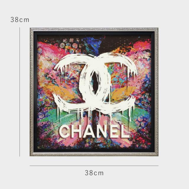 アートパネル CHANEL シャネル 38×38cm ブランド オマージュ