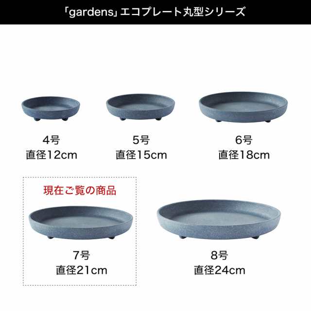 プランター 受け皿 受皿 水受け皿 水受け 鉢皿 植木鉢 おしゃれ アンティーク プラスチック 7号 エコプレート丸型 7号 ガーデニング  ガの通販はau PAY マーケット - ココチのくらし雑貨店