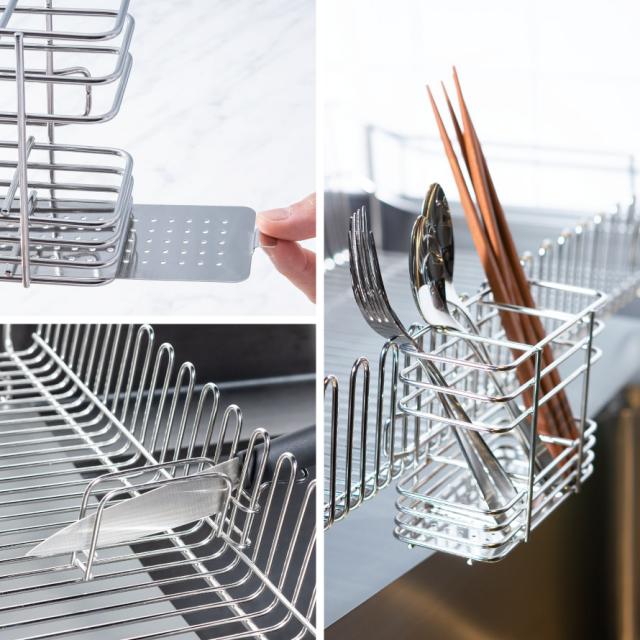 燕三条 SB-130004 ステンレス 水切りラック 燕三条 水切りラック 全長