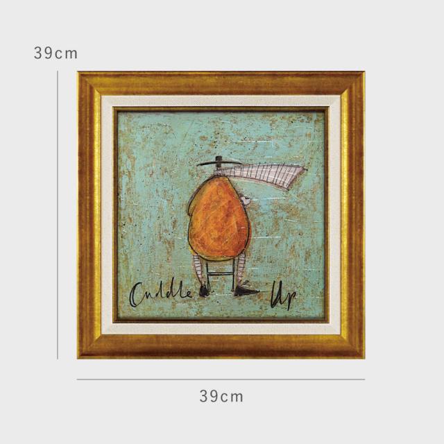 サムトフト 絵画 絵 39×39cm 【カドルアップ】 アートパネル アートフレーム 壁掛け おしゃれ 犬 アートボード インテリア ポスター インテリア 絵 モダン アンティーク 玄関 飾る イギリス作家 ST-06511 ギフト プレゼント 新築祝_7