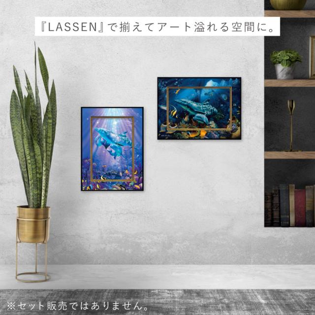 ラッセン 絵画 39.5×29.5cm 父の日 ギフト クリスチャン・リース