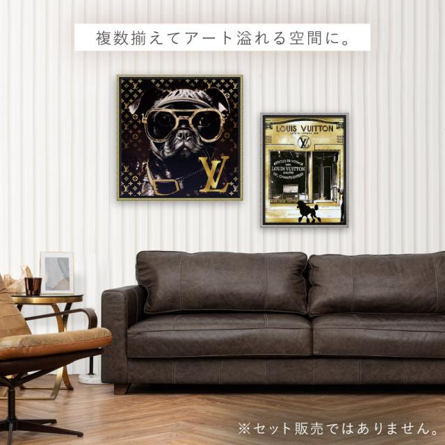 特大A2サイズ インテリアポスター オマージュ 額縁付き 送料無料 ルイ