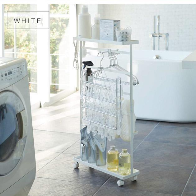 洗濯用品収納ワゴン タワー 山崎実業 tower ランドリーラック 3段
