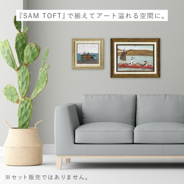 サムトフト 絵画 絵 39.5×31.5cm 【わんわんリバークルーズ】 アート サムトフト 絵画 絵 39.5×31.5cm 【わんわんリバークルーズ】 アート