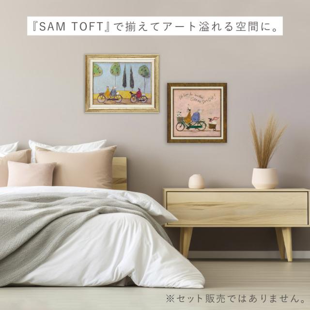 サムトフト 絵画 絵 アート 40.5×40.5cm 【グランドデイアウト】サム トフト Sam Toft アートパネル アートフレーム 北欧 壁掛け モダン 玄関 インテリア ゲル加工 日本製 インテリアパネル ウォールアート フレーム付き_8