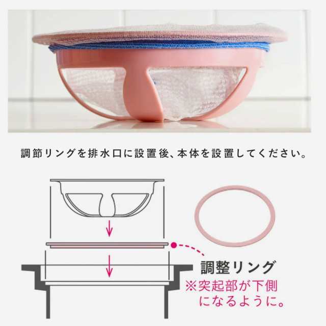 排水口 ゴミ受け ネットホルダー シンク キッチン 排水口蓋 排水口ふた 排水口フタ 排水口カバー 台所 水垢防止 水あか ヌメリ ぬめり  浅の通販はau PAY マーケット ココチのくらし雑貨店 au PAY マーケット－通販サイト