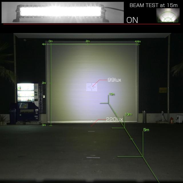 LEDライトバー 24インチ 120W BRシリーズ 30度スポット＆60度ワイド コンボ ワークライト 作業灯 IP67 12V 24V P-456_6