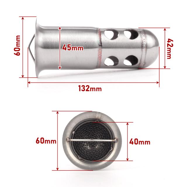 ストレートサイレンサー　経60mm Amazon | オートバイ排気口 エキゾーストパイプ 中間パイプ
