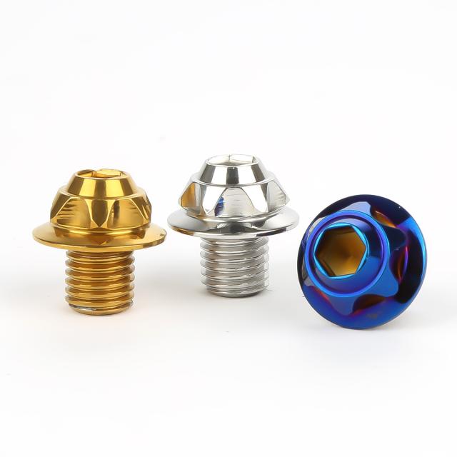 M10 10mm バイク用 キャップ ボルトカバー ミラー ネジ 紫 m1 - メルカリ