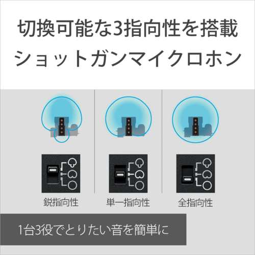 ソニー(SONY) ECM-B10 ショットガンマイクロホン - デジタルカメラ