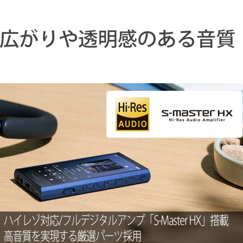ソニー(SONY) NW-A306 L(ブルー) ハイレゾ音源対応 ウォークマン A  