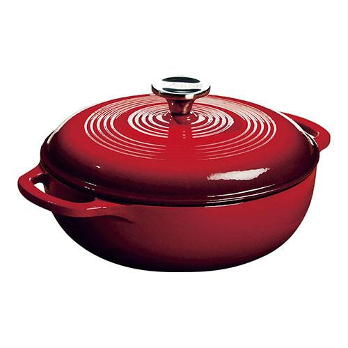 ロッジ(lodge) EC3D43(レッド) エナメルダッチオーブン 3クォートの通販は