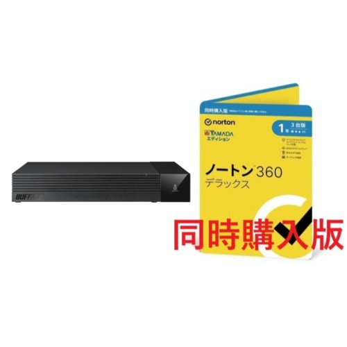 バッファロー(BUFFALO) HDV-SAM3.0U3-BKA 3TB ノートン 360 デラックス