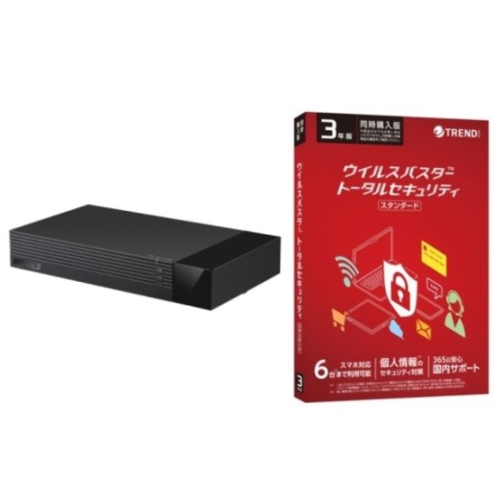 バッファロー(BUFFALO) HDV-SAM4.0U3-BKA HDD 4TB + ウイルスバスター TSS 3年版 同時購入用