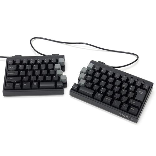 ダイヤテック FKBXS76MPS/NB Majestouch Xacro M10SP 76JP 静音赤軸･日本語かななし･左右分割型の通販は