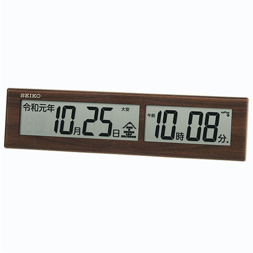 セイコー(SEIKO) SQ441B 電波置時計 カレンダーの通販は 5,570円