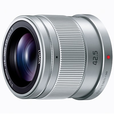 パナソニック(Panasonic) LUMIX G 42.5mm/F1.7 ASPH./POWER O.I.S.(シルバー)の通販は 25,544円