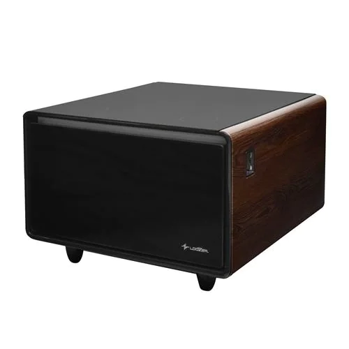 ルーザー(LOOZER) STB-65-WOOD(ブラウン) SMART TABLE スマートテーブル 1ドア冷蔵庫付テーブル 65Lのサムネイル