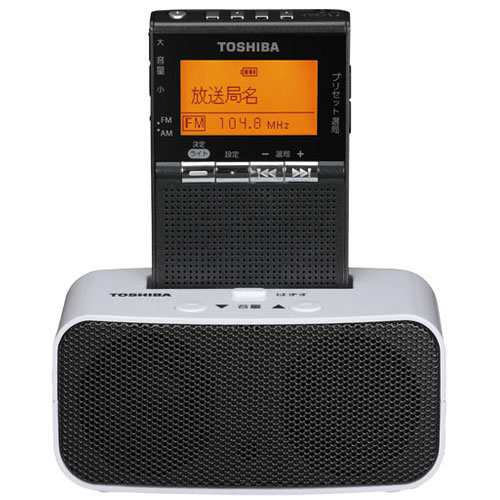 東芝(TOSHIBA) TY-SPR8-KM(ガンメタリック) FM/AM充電ラジオ