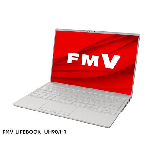 富士通(FUJITSU) FMVU90H1H LIFEBOOK UH 14型 Core i7/16GB/512GB/Office フロストグレー Windows 11Home ノートパソコンの通販は