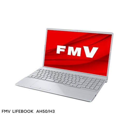 富士通(FUJITSU) FMVA50H3S LIFEBOOK AH 15.6型 Ryzen 7/16GB/256GB/Office+365 ファインシルバー