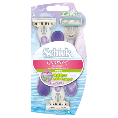 Schick(シック・ジャパン) シック クアトロ4ディスポフォーウーマン ...