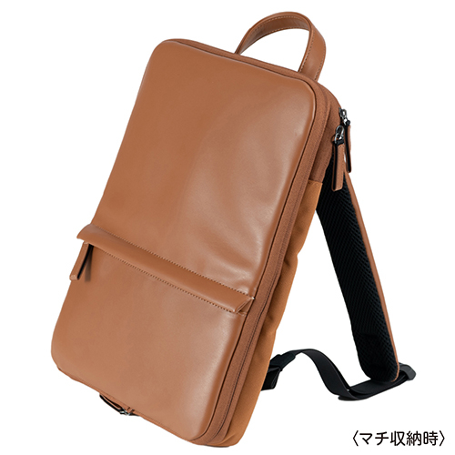 ナカバヤシ CB-282BR(ブラウン) 厚みが変わるPCバックパック 14インチの通販は 7,078円