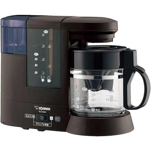 象印(ZOJIRUSHI) EC-CD40-TD(ダークブラウン) コーヒーメーカー 珈琲通 容量540mL 650W コーヒーカップ約1〜4杯