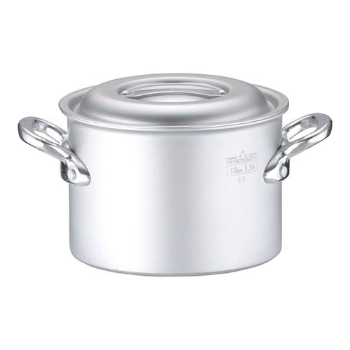 北陸アルミニウム AHV9201 業務用マイスターIH 半寸胴鍋 18cmの通販は 9,503円