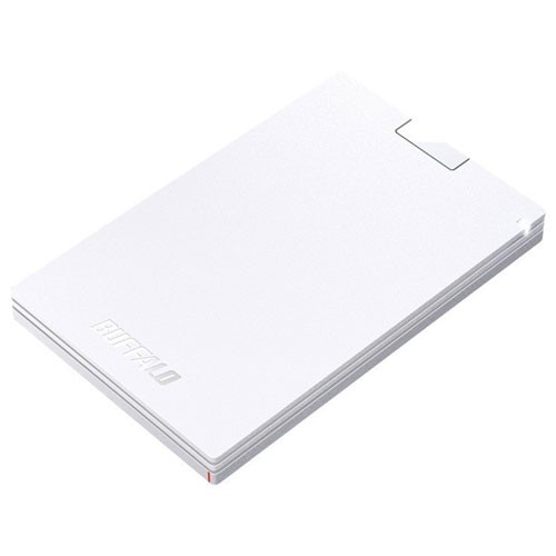 バッファロー(BUFFALO) SSD-PG1.0U3-WC(ホワイト) USB 3.2(Gen 1)対応 ポータブルSSD 1TB