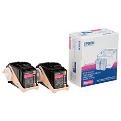 エプソン(EPSON) LPC3T18MP 純正 ETカートリッジ Mサイズ マゼンタ 2本パック