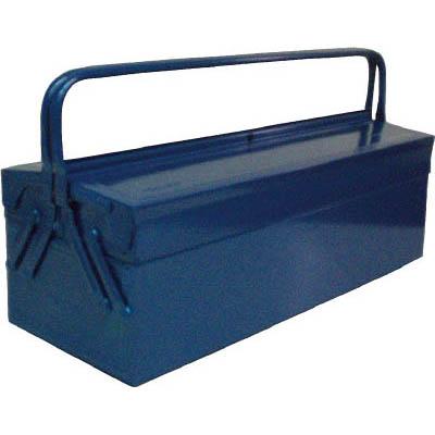 トラスコ中山 GL-600-B 2段式工具箱 600X220X305 ブルーの通販は