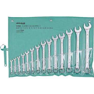 最新旭金属工業 CPS1410 コンビネーションスパナ14本組セットJIS5.5-32mm【最安値で販売中】