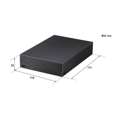 バッファロー(BUFFALO) HD-EDC8U3-BA USB 3.2(Gen1) 対応 高性能CMR HDD採用 HDD 8TBの通販は