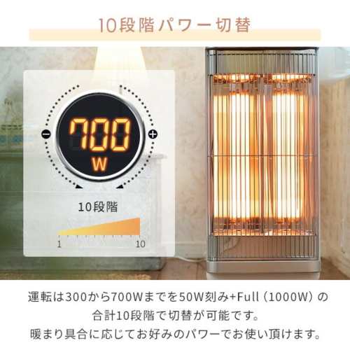 アラジン CAH-2G10F-G(グリーン) 遠赤グラファイトeヒーター 2灯管 1000W