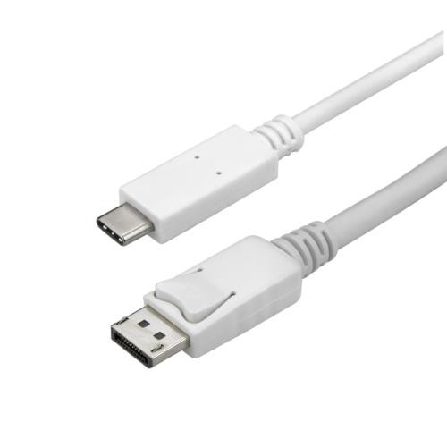 StarTech(スターテック) CDP2DPMM3MW(ホワイト) USB-C - DisplayPortケーブル 4K/60Hz 3mの通販は