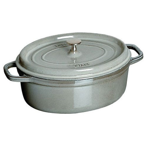 ストウブ(staub) ピコ ココット オーバル IH対応 両手鍋 23cm 40500-236(グレー)