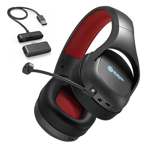 エレコム(ELECOM) HS-GMW100BK(ブラック) 2.4GHzワイヤレスステレオゲーミングヘッドセットの通販は
