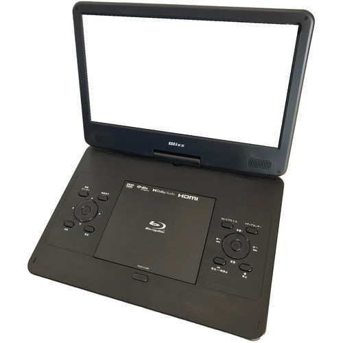 Wizz WPBC1410(ブラック) Wizz 14型 ブルーレイディスク DVDプレーヤー ...