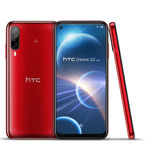 HTC HTC Desire 22 pro サルサレッド 6.6型 8GB/128GB SIMフリー 99HATD003-00の通販は