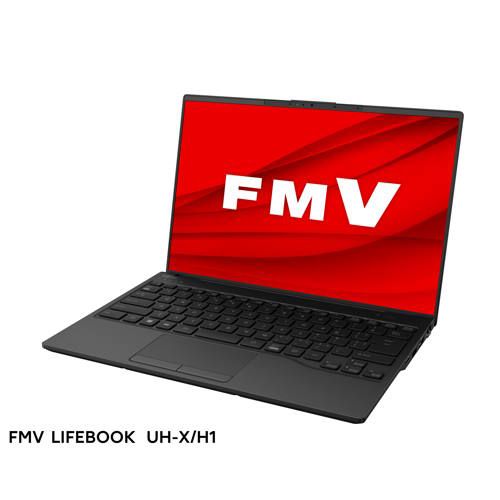 富士通(FUJITSU) FMVUXH1B LIFEBOOK UH 14型 Core i7/16GB/512GB/Office ピクトブラックの通販は