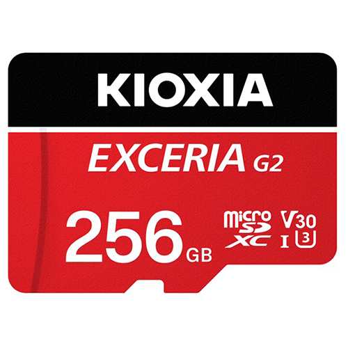 キオクシア(KIOXIA) KMU-B256GR(レッド) EXCERIA G2 microSDHC