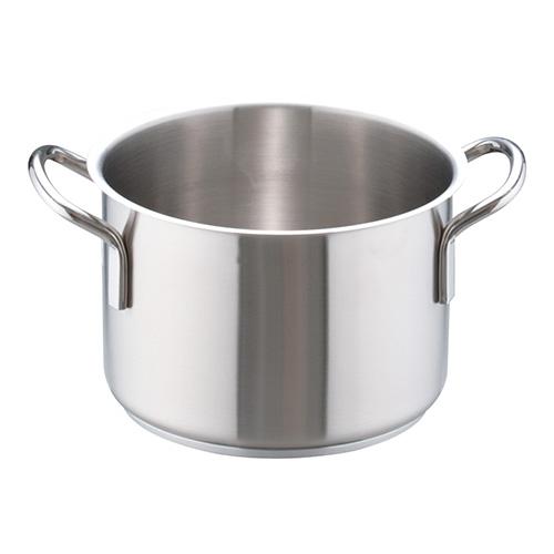 遠藤商事 インダクション18-8半寸胴鍋(蓋無) 20cmの通販は 5,143円