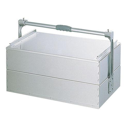遠藤商事 アルミ関西式出前箱二段式 特大の通販は