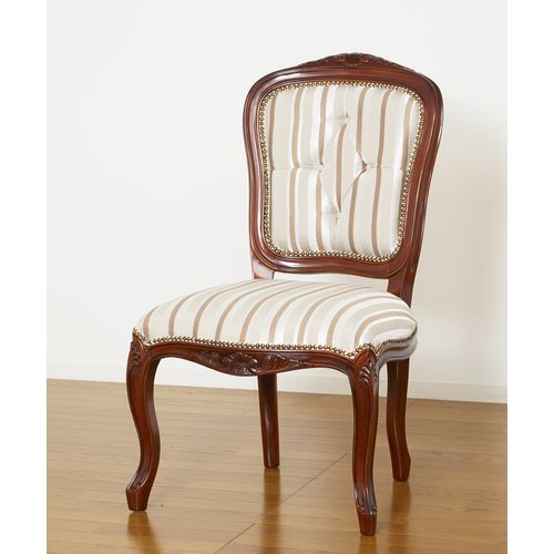 クロシオ 【完成品】マルシェチェアー 肘なし ブラウンの通販は 20,706円