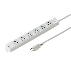 サンワサプライ TAP-K6NSP-3 工事物件雷ガードタップ 3P6個口 3m