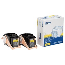 エプソン(EPSON) LPC3T18YP 純正 ETカートリッジ Mサイズ イエロー 2本パック